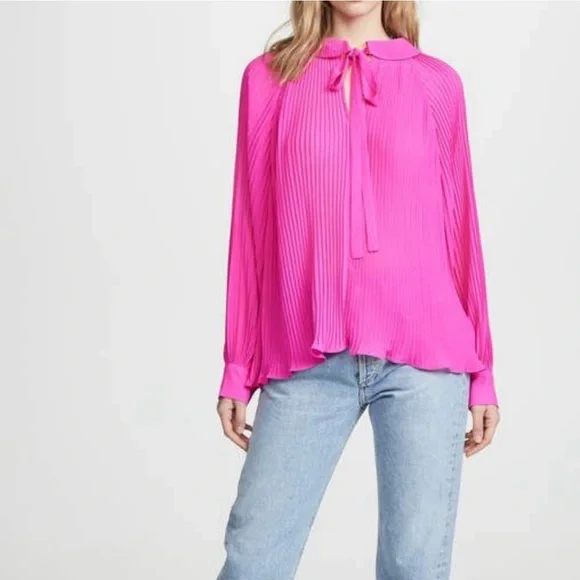 Endless Rose Pleated Chiffon Blouse - Picture 5 of 15